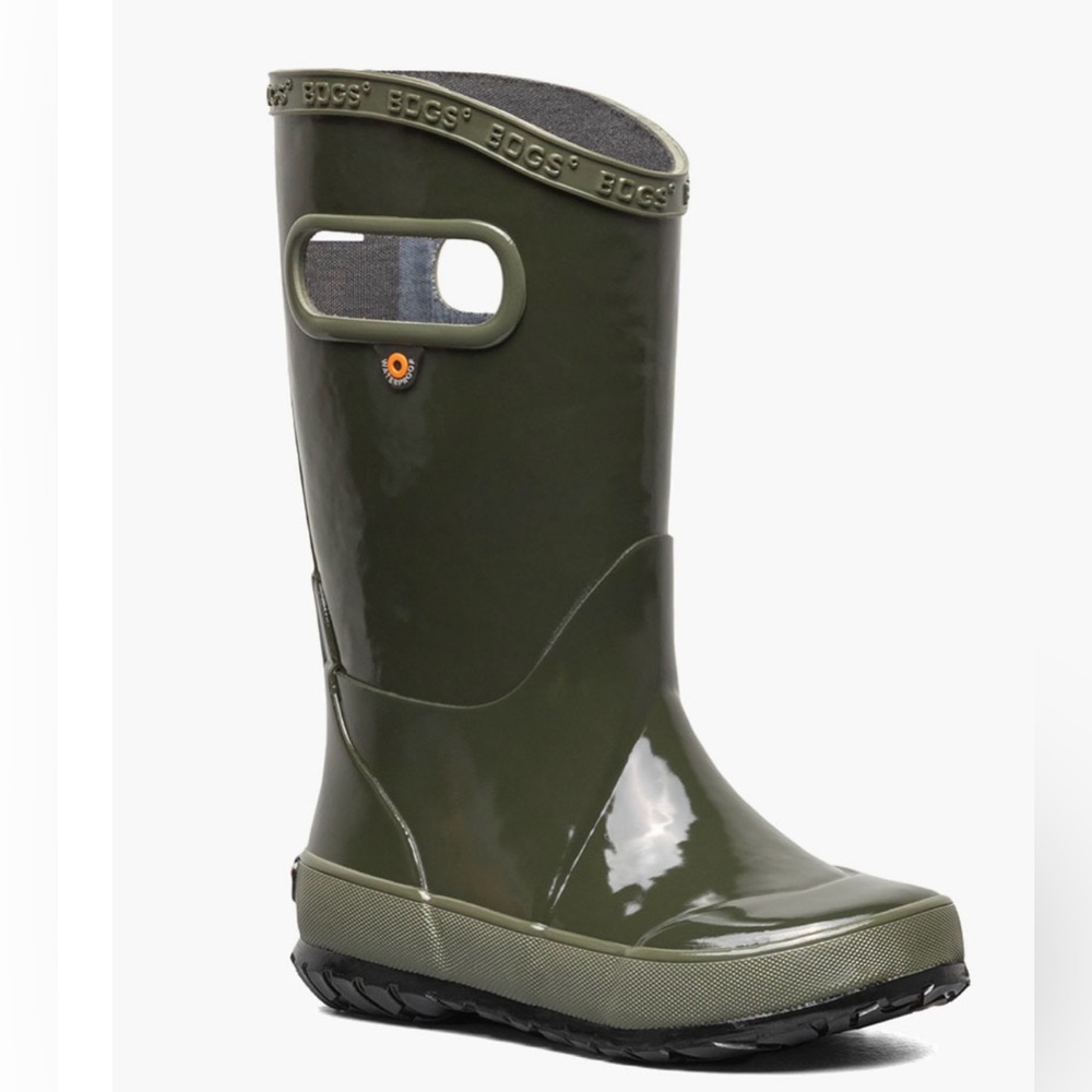 Bogs Green Natural Rubber Boots